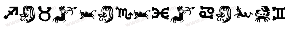 Xilo in Zodiac字体转换